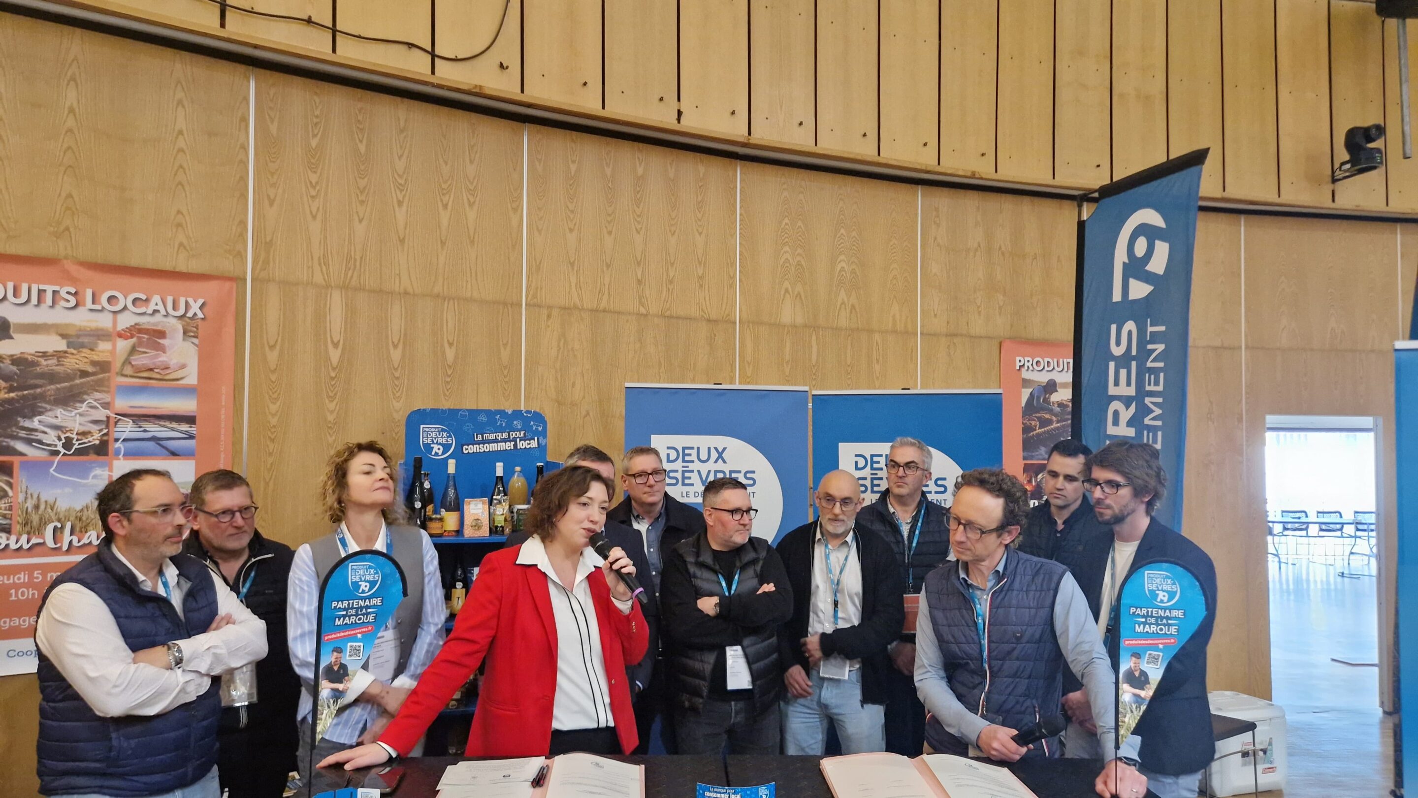 Réunion producteurs à la Maison du Département