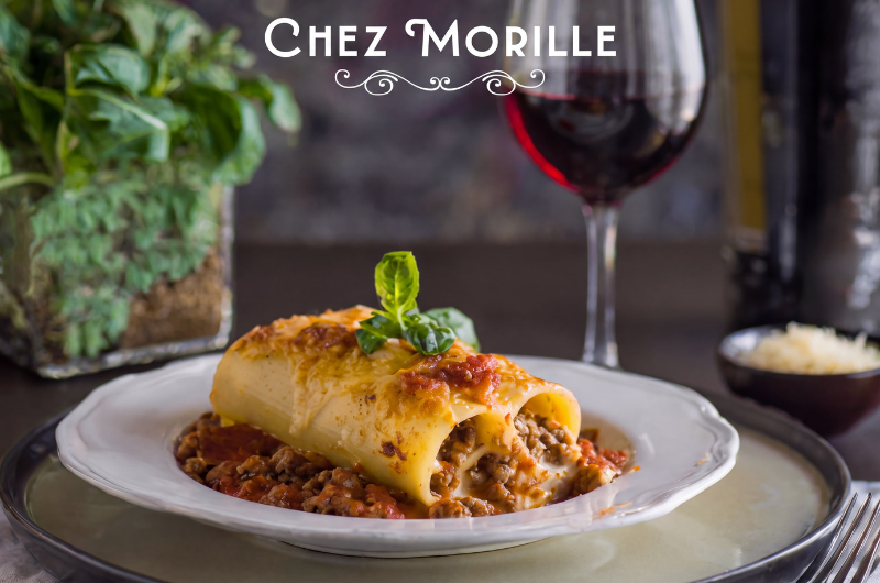 Cannellonis à la bolognaise de canard